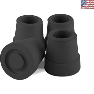 Durable 5/8" Replacement Quad Cane Tips - Heavy-Duty Rubber & Traction - Picture 1 of 4