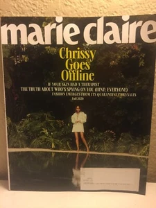 Marie Claire Magazine Fall Fashion 2020 CHRISSY TEIGEN FREE SHIPPING 172 PAGES - Picture 1 of 2