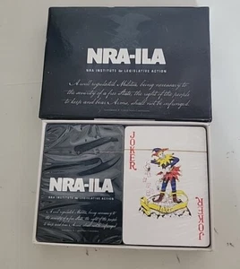 NRA-ILA 2 Decks Standard Playing Cards In Box Sealed NEW IN BOX - Picture 1 of 3