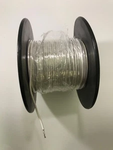 78' UL1007 UL1569 Hook Up Wire 18 AWG 16 Stranded White 300 V TNC PVC Reel - Imagen 1 de 3