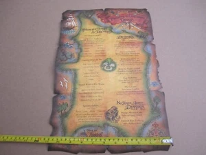 Disney Fluch der Karibik Scroll Style Sammlerstück Abendmenü - Bild 1 von 3