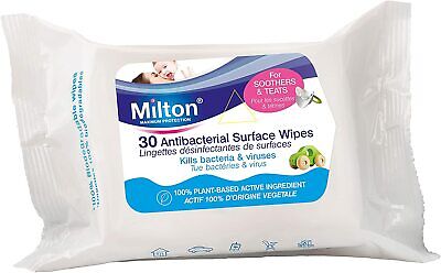 Ceuta Milton Anti-Bacterial Surface Wipes - Pack Of 30 • 3.30£