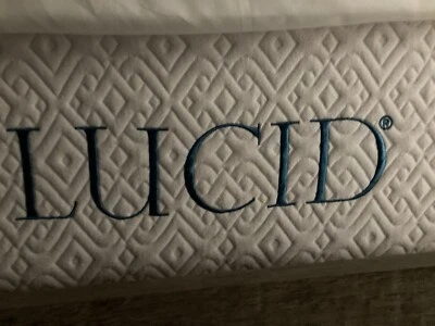 Colchón de espuma viscoelástica de gel Lucid LU10QQ45MF 10 pulgadas - Queen Foto 1 de 2