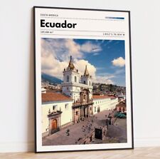 Ecuador Travel Poster South America Art Print Photo