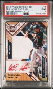 2018 FERNANDO TATIS JR ELITE EXTRA ED. 256/299 #FTSA-FT MINT RC AUTOGRAPH PSA 9  - Picture 1 of 2