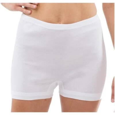 Damen Pagenschlüpfer Baumwolle 5er Pack Schöller Unterhose Slip Classic Feinripp - Bild 1 von 2