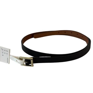 A New Day Wendegürtel aus verklebtem Leder schwarz braun Damen XL neu mit Etikett - Bild 1 von 9