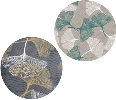 Completo Letto Set Lenzuola Rotondo Ginko Matrimoniale vari Diametri 100% Cotone - Immagine 1 di 4