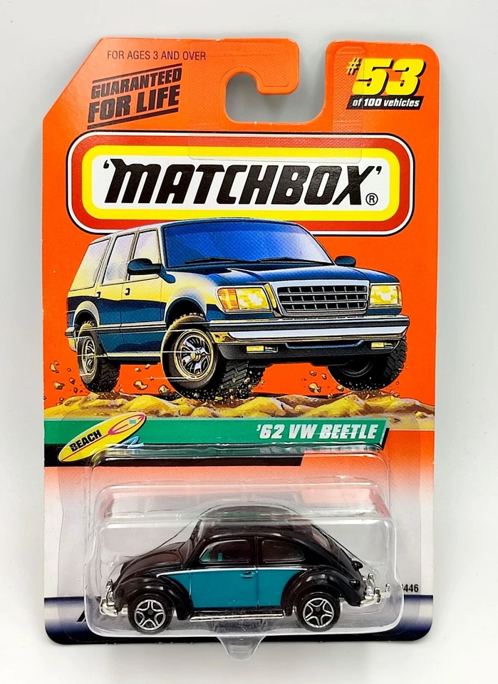 ★ VOLKSWAGEN BEETLE 1962 - MATCHBOX MAINLINE 1999 - N°53 - 36446 ★ - Photo 1/1
