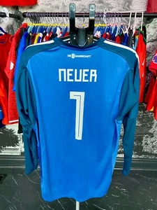 AUTHENTIC Adidas Germany 2018 Manuel Neuer GK Home Jersey - Men (XL) - Picture 1 of 6