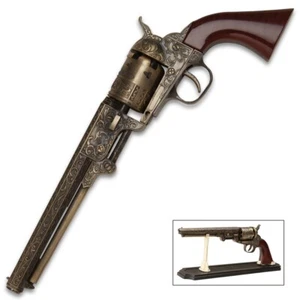 Outlaw Revolver Replica With Stand | Includes Display Stand | Authentic Replica - Picture 1 of 6