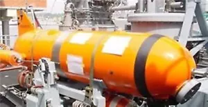 B-3 Pinguin Unterwassermine Jäger Drohne Mahagoni Ofen Holzmodell groß neu - Bild 1 von 1