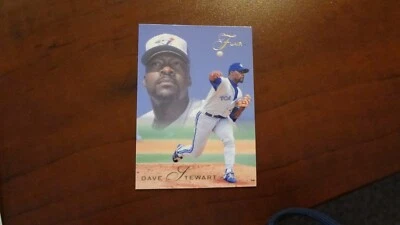 1993 FLAIR # 295 DAVE STEWART  BASEBAL CARD - Image 1 of 2