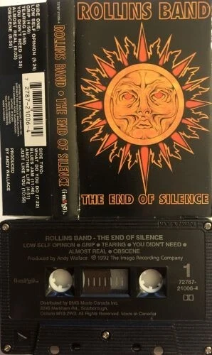 Rollins Band - End Of Silence (Cassette, 1992 Imago, Canada, 72787-21006-4, EX) - Image 1 of 1