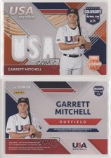 2020 Elite Extra Edition USA Baseball Material Orange /199 Garrett Mitchell