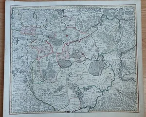 Antique Map- Imperii Moscovitici pars Australis, 1730 - Picture 1 of 22