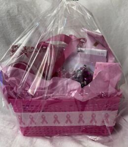 Breast Cancer Awareness Women Pink Gift Basket Set Survivor Mother’s Day