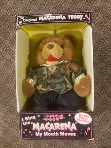 Vintage Dandee The Original Macarena Teddy singendes Plüschtier Teddy Neu im Karton ungetestet - Bild 1 von 3
