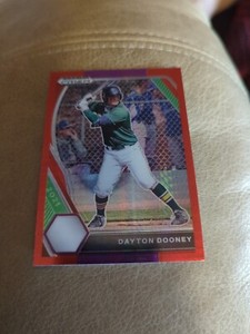 2021 Panini Prizm Draft Picks Hyper Red and Purple Prizm Dayton Dooney #PDP169
