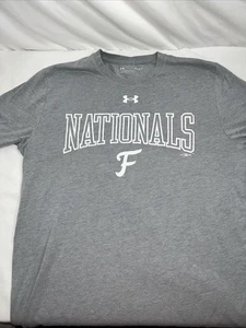 Fredericksburg Nationals Under armor Medium Gray T Shirt - Picture 1 of 7
