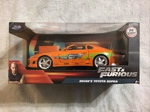 2024 Jada Fast & Furious BRIAN’S 1994 TOYOTA SUPRA  Diecast 1/24 Scale - Picture 1 of 7