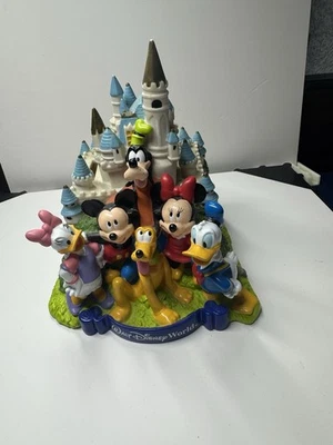 THE WALT DISNEY WORLD DISNEYLAND PIGGY COIN BANK RUBBER MICKEY MOUSE & FRIENDS - Image 1 of 4