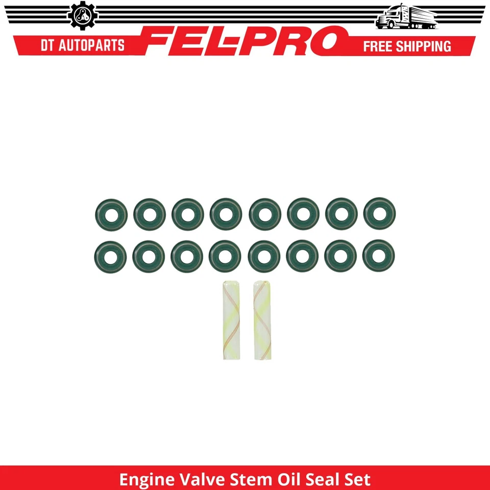For 09-18 Audi TT Quattro Eng Valve Stem Oil Seal Set Intake and Exhaust Fel-Pro - Image 1 of 1