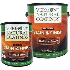 Vermont Natural Coatings PolyWhey Stain & Finish Backroad Brown gal - Picture 1 of 1