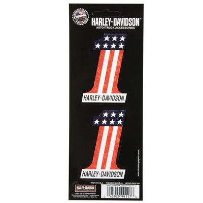 CHROMA GRAPHICS INC. Adesivo biker harley davidson 1 logo olografico glitter sticker decalcomania 2 pezzi