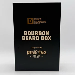 Duke Cannon The Bourbon Beard Box Buffalo Trace Bourbon Whiskey Gift Set NEW - Picture 1 of 9