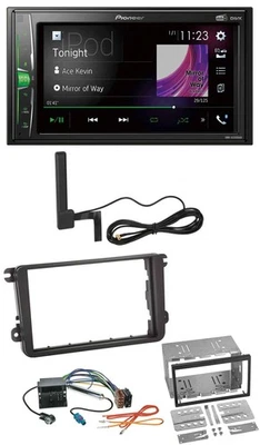 Pioneer MP3 DAB AUX 2DIN Bluetooth Autoradio für VW T5 Caravelle Multivan Transp - Bild 1 von 4