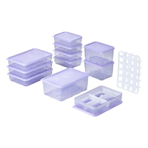 Freezer Storage Containers, 24 Pcs Assorted Containers with Lids Value Pack│F... - Picture 1 of 8