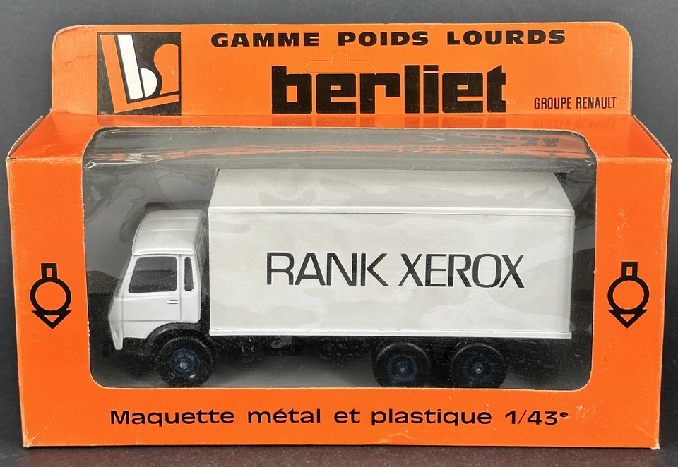 LBS ELIGOR BERLIET GR 190 CAMION RANK XEROX + BOITE - Photo 1/4