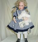 Heidi Ganz Cottage Collectibles Peggy Dey Porcelain Armature 16" Doll With Bunny