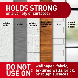 15 Lb Large Picture Hanging Strips 14 Pairs (28 Strips), Damage Free Hanging... - Picture 1 of 12
