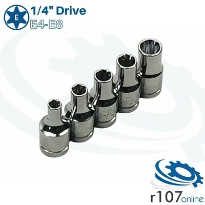 Blue Point 1/4" Female E Torx Socket Set E4-E8 - As sold by Snap On - Image 1 of 2