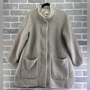 Madewell light gray estate cocoon coat size XL - Picture 1 of 9