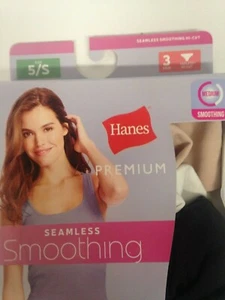 Women's 3pk Seamless Smoothing Hi-Cuts - Hanes - Assorted - Size 5 / S  - Picture 1 of 3