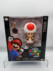 The Super Mario Bros. Movie 5 inch TOAD Figure W/ Frying Pan Accessory 2023 NIB - Picture 1 of 6