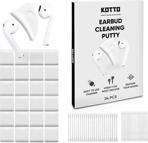 24PCS Earbud Cleaner Kit, Earbuds Cleaning Putty AirPod Cleaner Kit Ear Wax Dirt - Picture 1 of 7