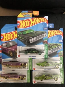 Hot Wheels Layin Lowrider 64 Continental  Lot of 5 - Picture 1 of 2