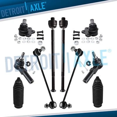 10pc Tie Rods Sway Bar Links Lower Ball Joints for Saturn L100 L200 LS1 LW1 LW2 - Image 1 of 4