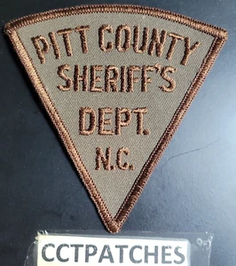 PITT COUNTY, NORTH CAROLINA SHERIFF (POLICE) SHOULDER PATCH NC - Picture 1 of 2