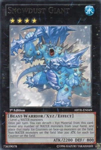 CARTA YU GI OH - SNOWDUST GIANT - ABYR-EN049 - RARA - 1a ed - IN INGLESE - Foto 1 di 1