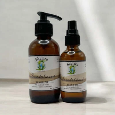 Beard Oil scented with Organic Sandalwood Essential Oil - Image 1 of 4