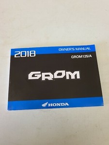 Grom 125 Motorcycle Repair Manuals Literature For Sale Ebay