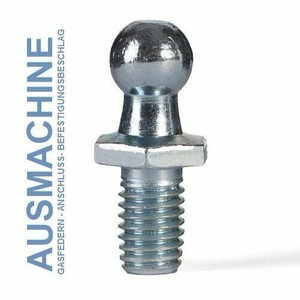 Kugelkopf M6 - M8 x 12-20 mm Kugelzapfen Halterung Befestigung Gasdruckfeder 