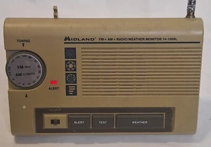 Vintage MIDLAND Am/fm Weather Monitor Radio Receiver | Tested - Picture 1 of 6