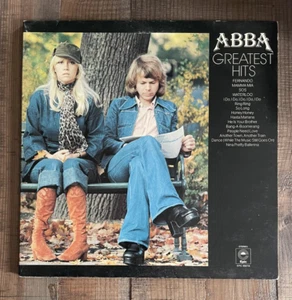 ABBA GREATEST HITS ALBUM RECORD LP VINYL LONG PLAYER USED EPC69218 EPIC RECORDS - Picture 1 of 5