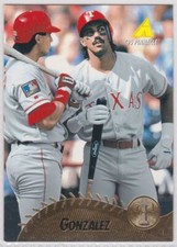 1995 Pinnacle #227 Juan Gonzalez Texas Rangers